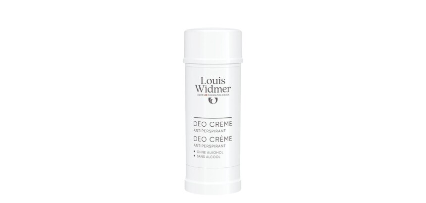 Crème antiperspirant sans alcool Louis Widmer - 40 ml