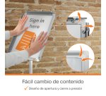 Marco publicitario con pie Nobo Premium Plus A3