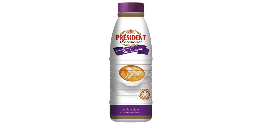 Leche Sin Lactosa President  Pro 1L