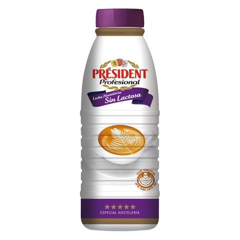 Leche Sin Lactosa President Pro 1L