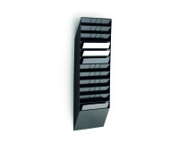 Trieur mural 12 cases FLEXIBOXX Durable A4 paysage noir