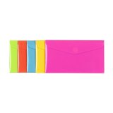 Pochettes de rangement à scratch Viquel Happy Fluo  22 x 12,5 cm