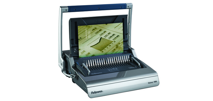 Encuadernadora de canutillo de plástico Fellowes Galaxy 500