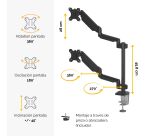 Brazo para monitor doble en vertical Platinum Series™ Fellowes