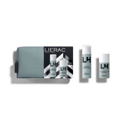 Coffret cadeau homme Lierac Fluide Anti-Âge Global 50 ml et Déodorant offert 50 ml.