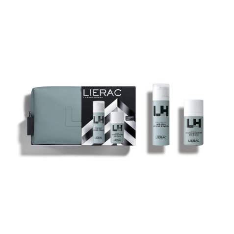 Coffret cadeau homme Lierac Fluide Anti-Âge Global 50 ml et Déodorant offert 50 ml.