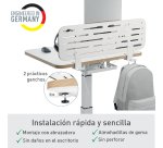 Panel organizador de escritorio con soporte para ordenador portátil Leitz Ergo, 80x25 cm