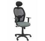 Silla de oficina Alocén malla con brazos regulables y cabecero