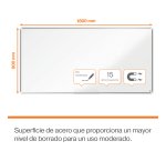 Pizarra magnética de acero Nobo Premium Plus 1800x900mm