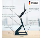 Soporte para portátil Leitz Ergo 2 en 1 de sobremesa para trabajar sentado o de pie