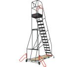Escabeau à immobilisation automatique 14 marches 150 kg