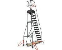 Escabeau à immobilisation automatique 14 marches 150 kg