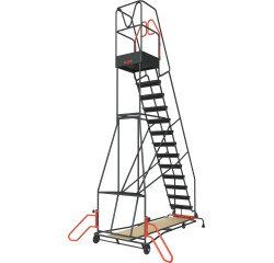 Escabeau à immobilisation automatique 14 marches 150 kg