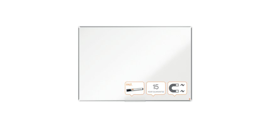 Pizarra NOBO Premium Plus acero lacado 1800x1200mm, blanco
