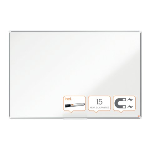 Pizarra NOBO Premium Plus acero lacado 1800x1200mm, blanco