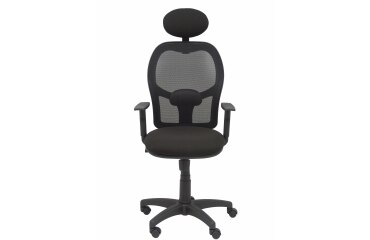 Silla de oficina Alocén malla con brazos regulables y cabecero