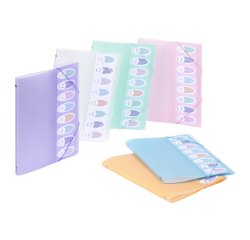 Trieur plastique Propyssoft Viquel 8 compartiments - Format A4