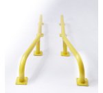Lot de 2 guides roues de camion cintré