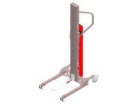 Gerbeur Astair levée électrique avec éperon à galet et plateau V 30 kg course de levée 1200 mm