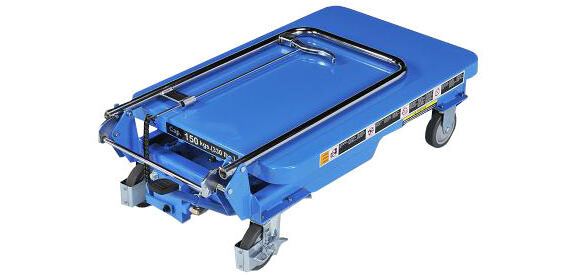 Table élévatrice manuelle Bishamon® simple ciseaux 150 kg