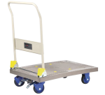 Prestar® Chariot pliable avec frein plateau polypropylène 300 kg 900 x 600 mm