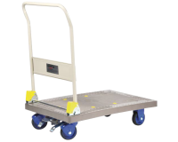 Prestar® Chariot pliable avec frein plateau polypropylène 300 kg 900 x 600 mm