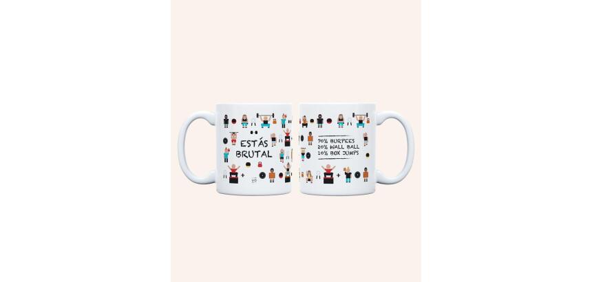 Taza "Estás brutal" 350ml, cerámica 
