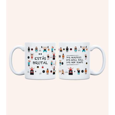 Taza "Estás brutal" 350ml, cerámica