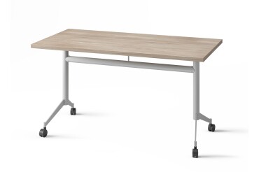 Table rabattable POLLY L.140 x P.70 cm Plateau Orme