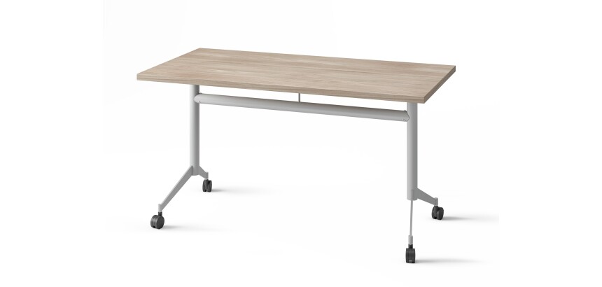 Table rabattable POLLY L.140 x P.70 cm Plateau Orme