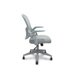 Silla Opti544 gris respaldo malla gris asiento 3D gris