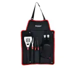 Delantal con accesorios para Barbacoa Bergner