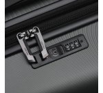 DELSEY Air Armour - Valise extensible 4 doubles roues  68 cm noire