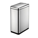 Poubelle à capteur Deluxe Phantom Eko, inox mat
