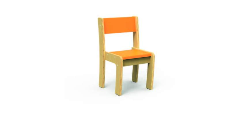 Stapelbarer Schulstuhl Fabiano Kids in Melamin - Kindergarten