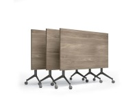 Inklapbare tafel POLLY, L.140 x D.70 cm, blad in iep