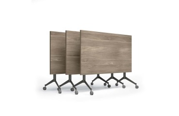 Inklapbare tafel POLLY, L.140 x D.70 cm, blad in iep