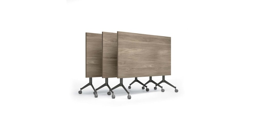 Table rabattable POLLY L.140 x P.70 cm Plateau Orme