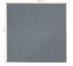 Tablero de anuncios de fieltro Nobo Essence de 1200x1200 mm