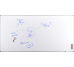 Tableau blanc émaillé UNITE PLUS 120x240cm - Legamaster
