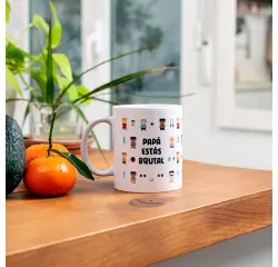 Taza ''Papá estás brutal''