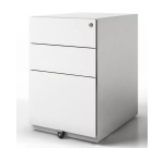 Cajonera móvil monoblock-montada NOTE Bisley 2 cajones plano y un cajón archivo gris RAL 7035