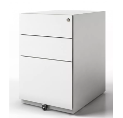 Cajonera móvil monoblock-montada NOTE Bisley 2 cajones plano y un cajón archivo gris RAL 7035