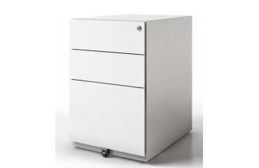 Cajonera móvil monoblock-montada NOTE Bisley 2 cajones plano y un cajón archivo gris RAL 7035