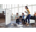 Agile Pizarra magnetica doble cara movil 1000X1500