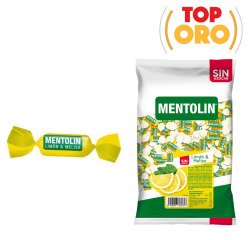 Caramelos Mentolin Sin Azúcar Limón-Melisa - Bolsa de 1 kg