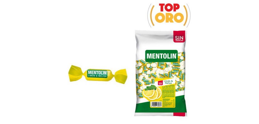 Caramelos Mentolin Sin Azúcar Limón-Melisa - Bolsa de 1 kg