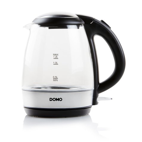 DOMO Waterkoker - 1,2 L - glas