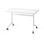 Foldable table POLLY L.120 x D.70 cm White Top