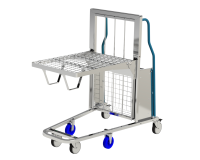 Chariot niveau constant acier zingué 150 kg 800 x 600 mm